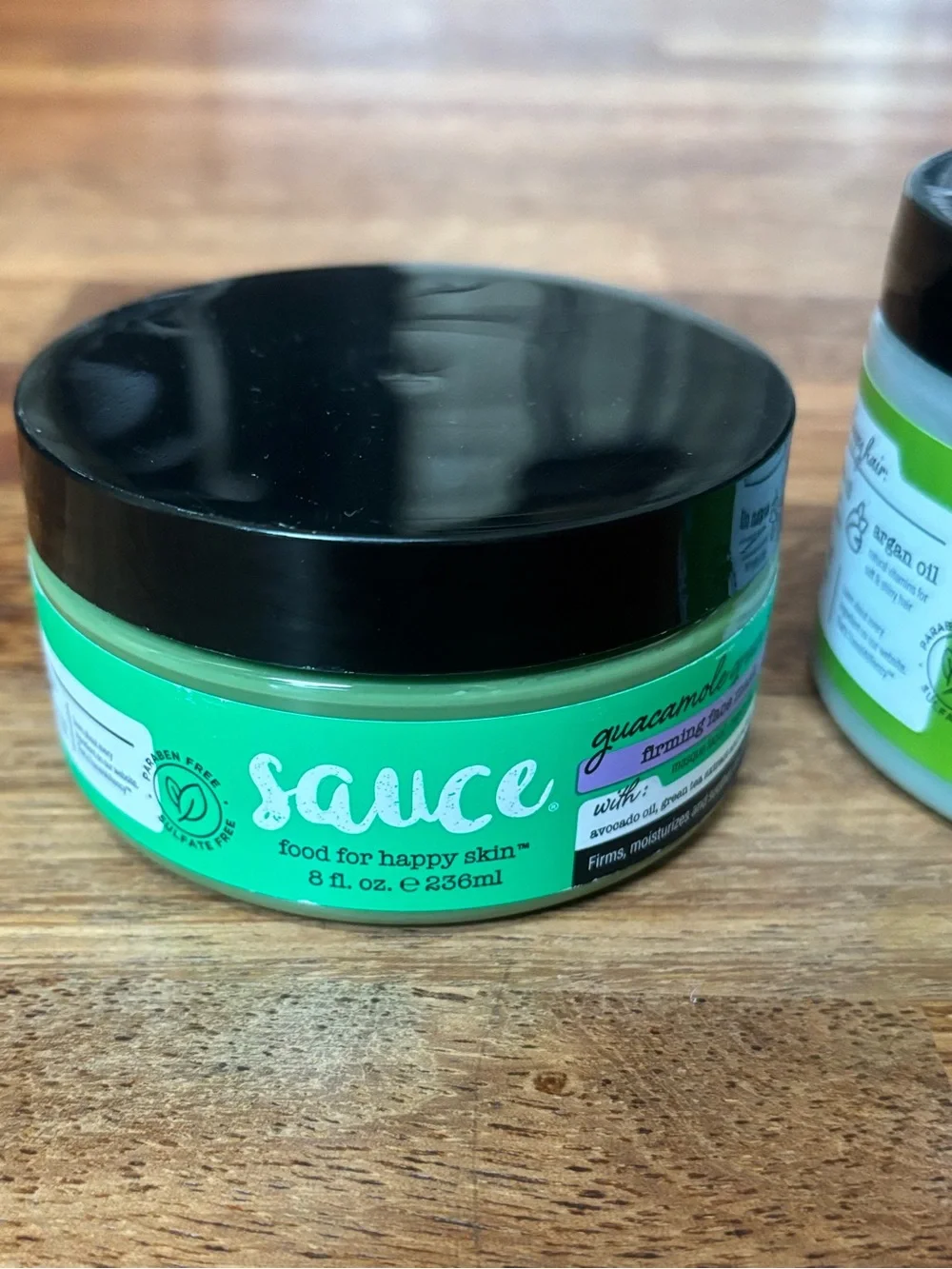 SAUCE - Deep Conditioning Hair Mask, Guacamole Whip +  Firming Face Mask - NEW